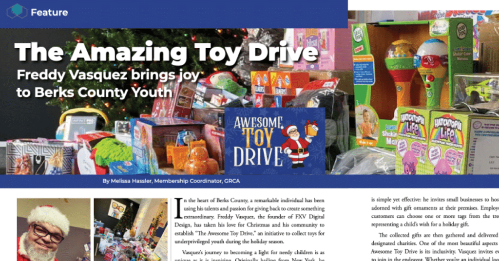 Freddy Vasquez Brings Joy to Berks County Youth