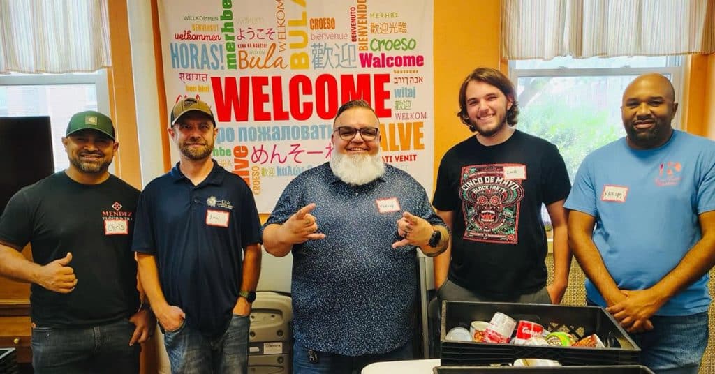 Networking Pros Volunteering at New Journey Community Outreach